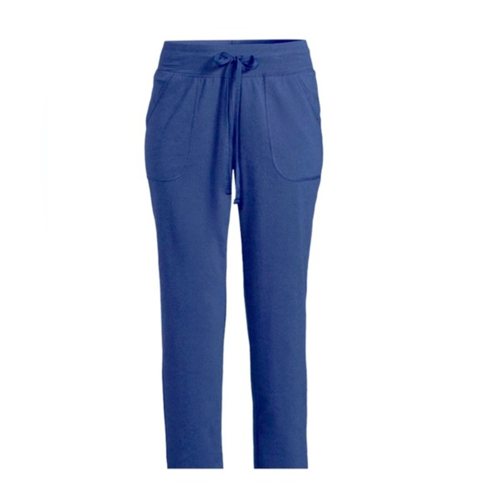 Athletic Works Drawstring Work Out Pants Womens Blue Size XS